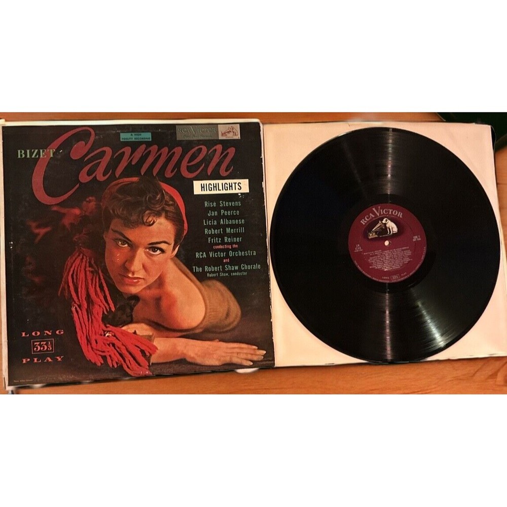 33 RPM LP Record Bizet Carmen Highlights RCA Victor Records LM 1749